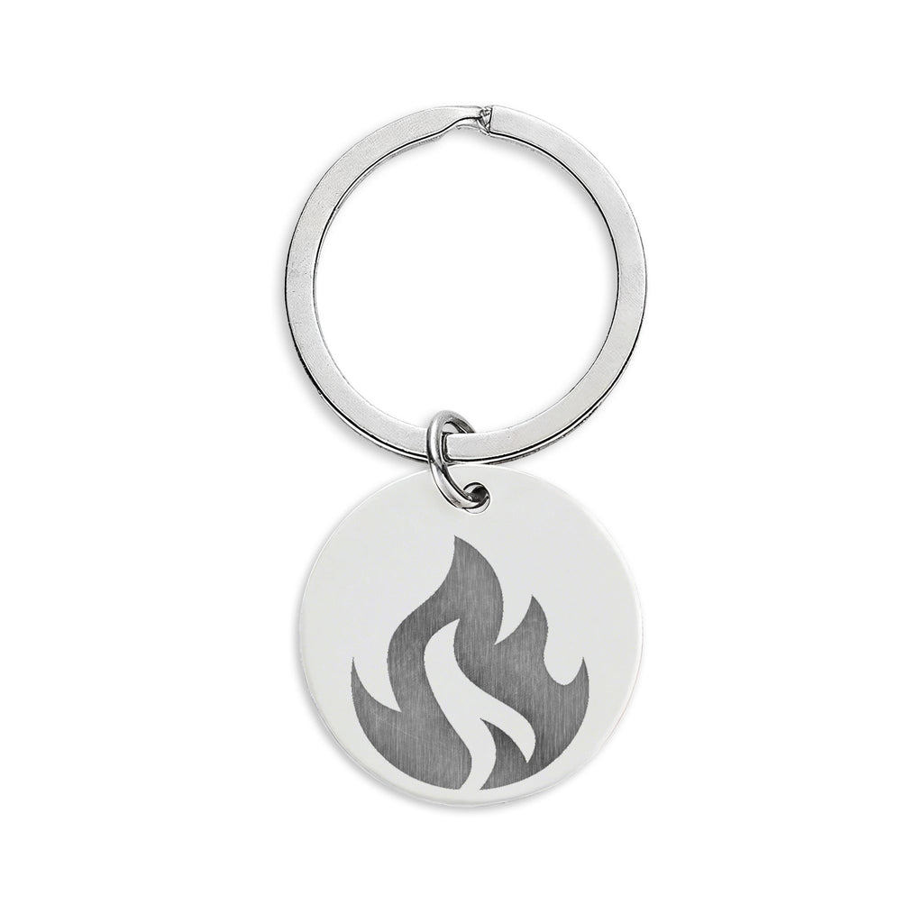Aellyn Studios Engraved Stainless Steel Keychain